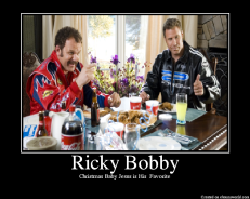 RickyBobby dinner table